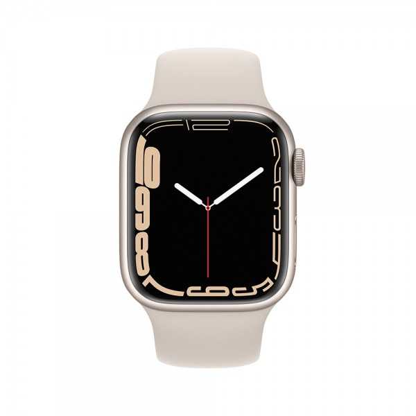 Apple Watch Series 7 GPS - 45mm Starlight Aluminium Case/Starlight Sport  Band