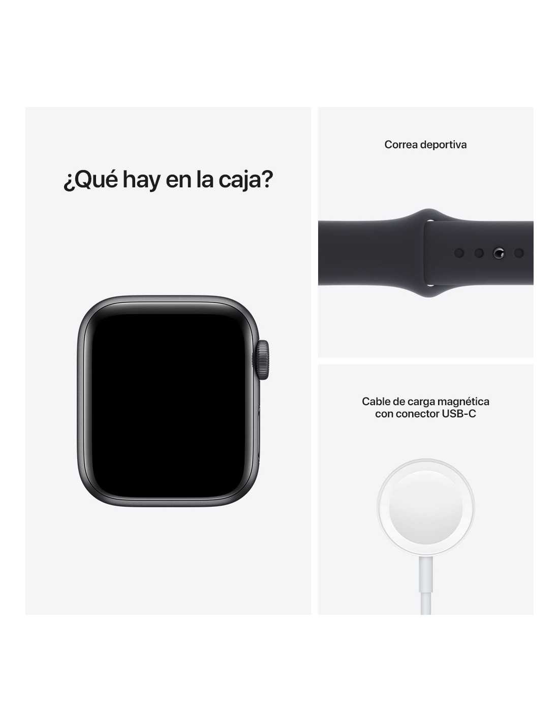 Apple Watch SE GPS - 40mm Space Gray Aluminium Case/Midnight Sport Band