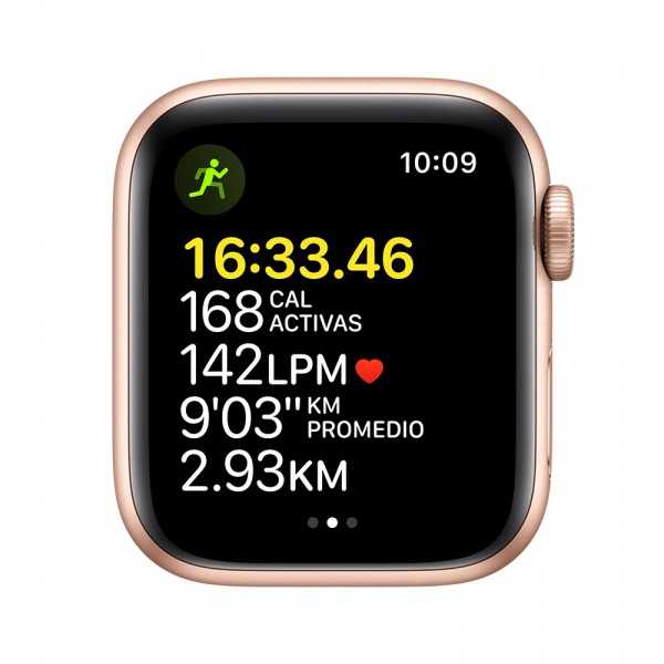 Apple Watch SE GPS + Cellular, 44mm Gold Aluminium Case with Starlight  Sport Band - Regular