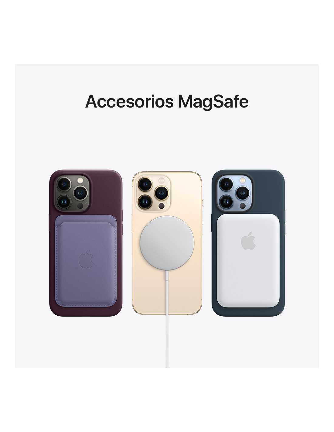 Funda Silicona Apple para iPhone 13 Pro Max con MagSafe –Midnight