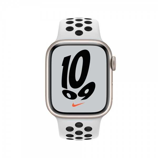 Apple Watch Nike Series 7 GPS + Cellular- 45mm Starlight Alumi