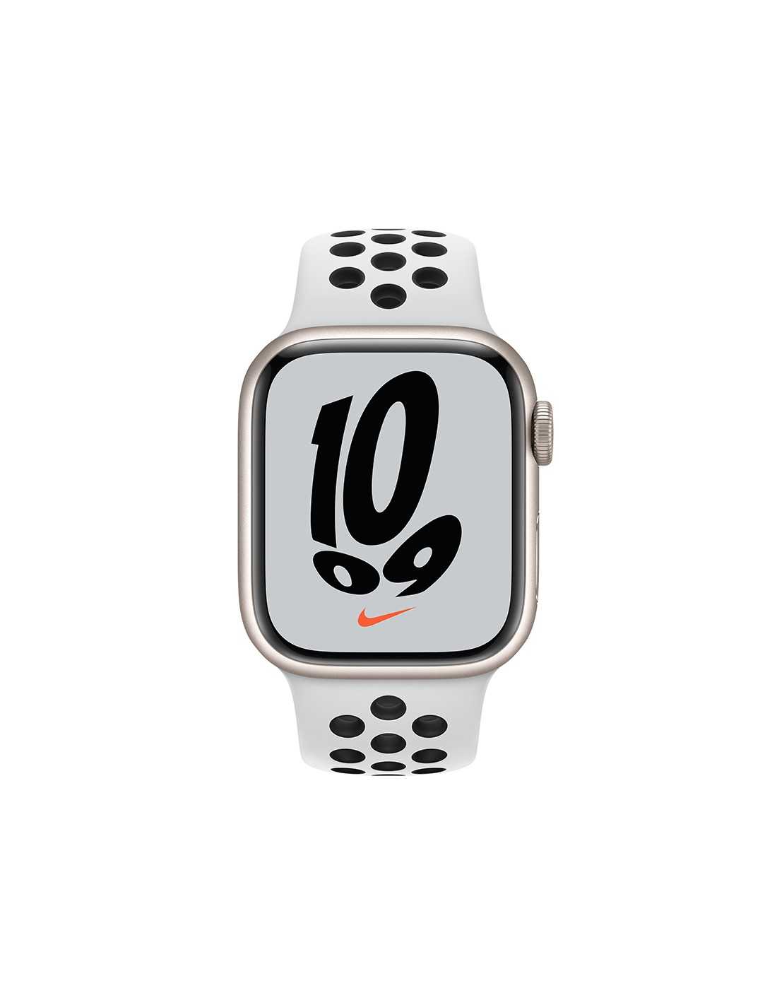 Apple Watch Nike Series 7 GPS + Cellular- 45mm Starlight Alumi