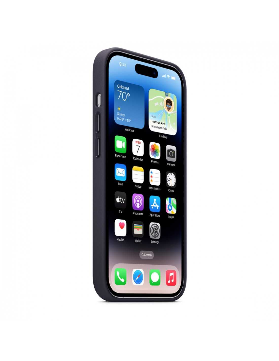 Apple Funda de silicona para iPhone 14 con MagSafe - Midnight