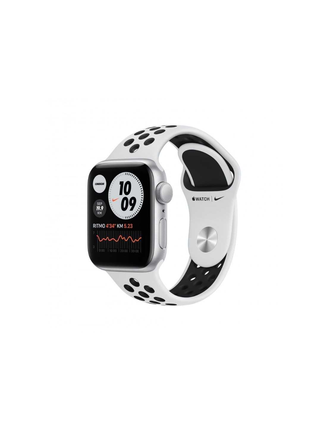 Apple Watch Nike SE GPS + Cellular 44mm Silver Aluminium Case with
